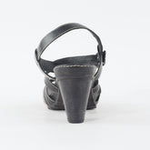 Womens Timberland Belicia Sandal 15665 Black Leather Strappy Buckle Casual Heels